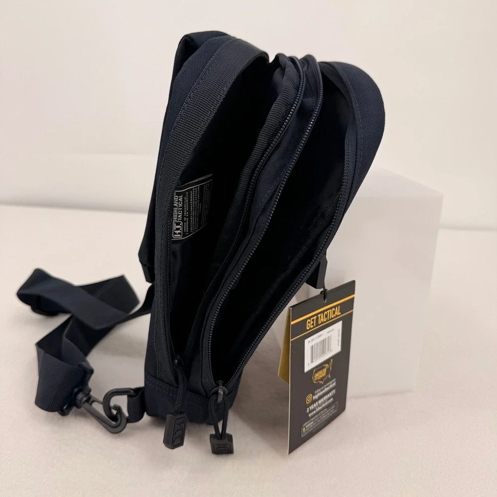 Highland Tactical Expo Sling Bag Dark Navy MOLLE Webbing Backpack HL-SH-11-DKNY